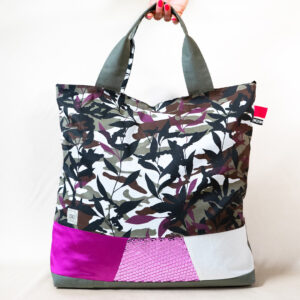 Borsa mimetica viola